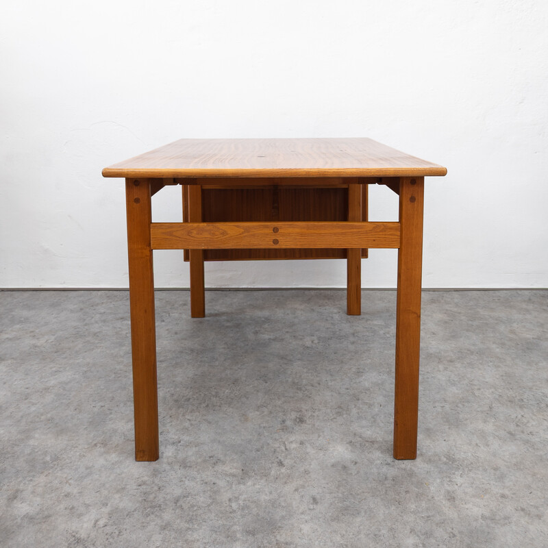 Mid century extendable dining table by Alan Fuchs for Krásná Jizba, Czechoslovakia 1960s