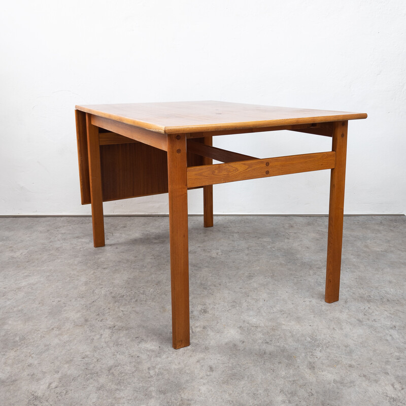 Mid century extendable dining table by Alan Fuchs for Krásná Jizba, Czechoslovakia 1960s