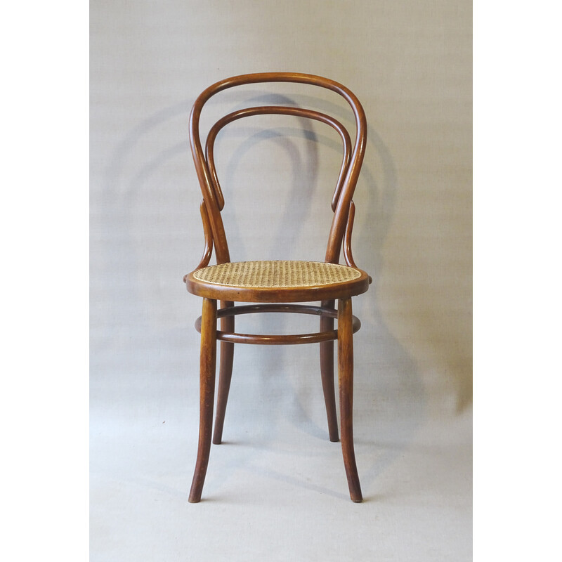 Pair of vintage chairs N°14 1900 by Turpe