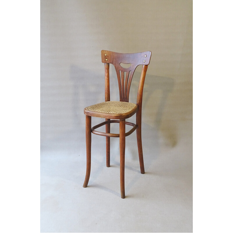 Vintage Thonet box chair N°27, 1910-1930