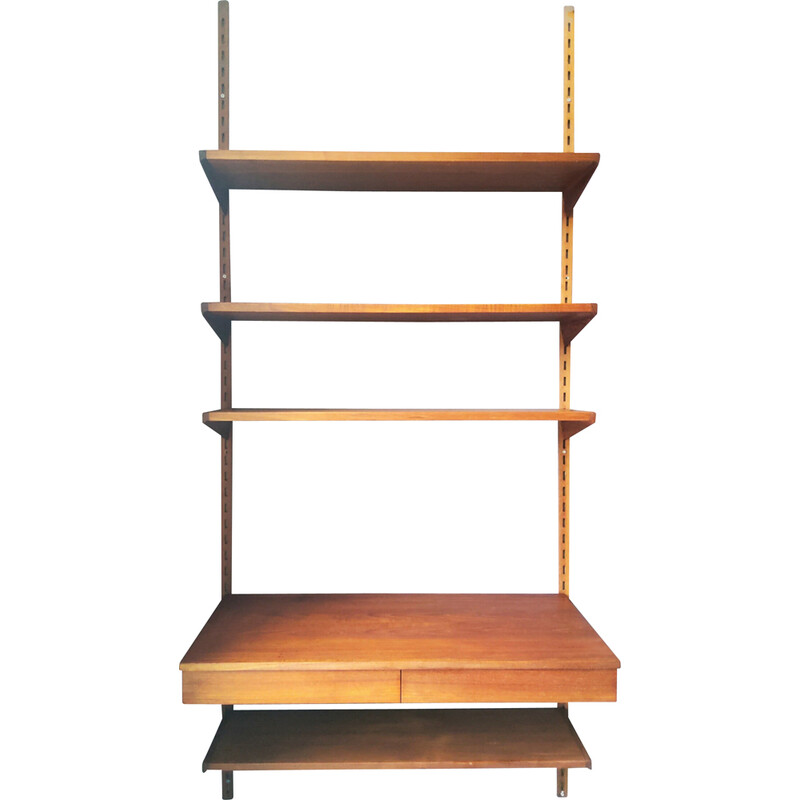 Scandinavian vintage modular shelf by Kai Kristiansen for Fm Møbler, 1960