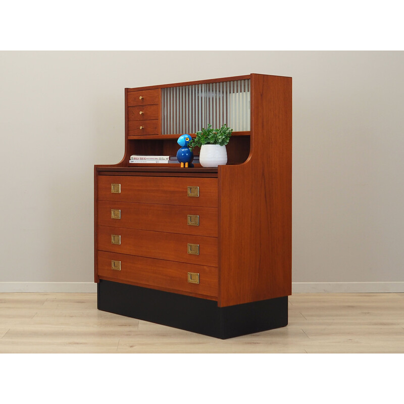 Vintage teak secretary, Denmark 1970s