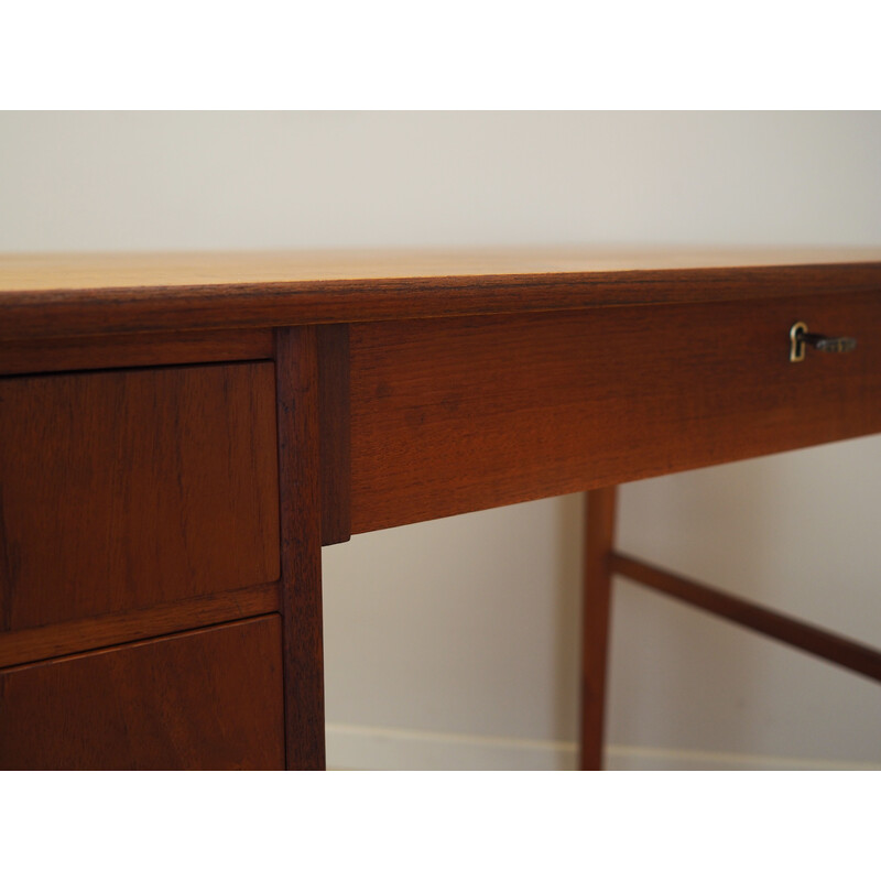 Vintage teak desk, Denmark 1970s