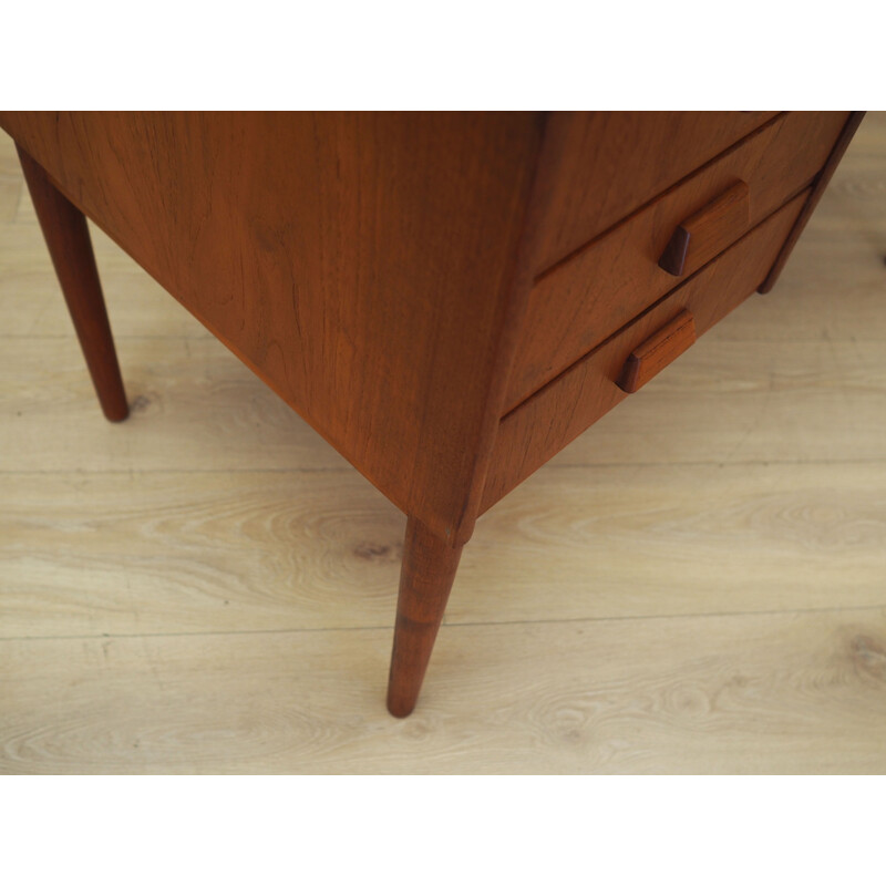 Vintage teakhouten bureau, Denemarken 1970