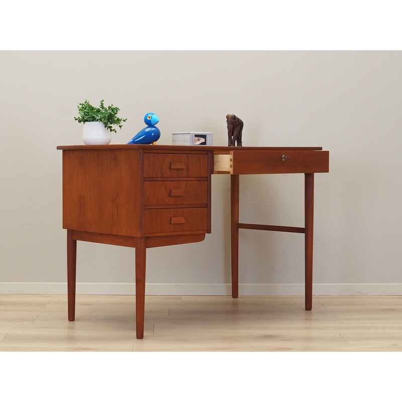 Vintage teak desk, Denmark 1970s