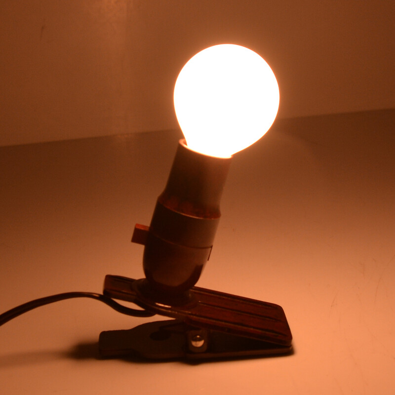 Vintage Bauhaus bakelite bedside lamp, Germany 1930s