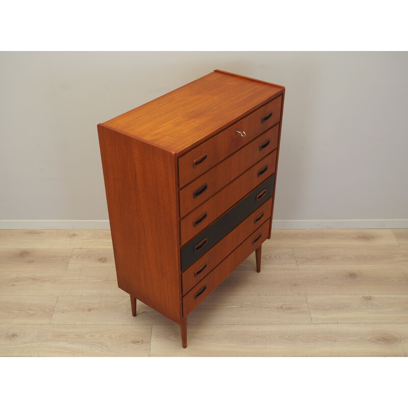 Vintage teak chest of drawers, Denmark 1970s