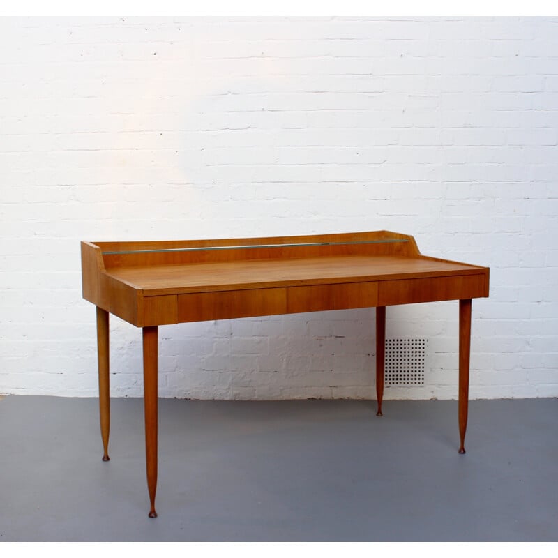 VEB desk in elm - 1950s