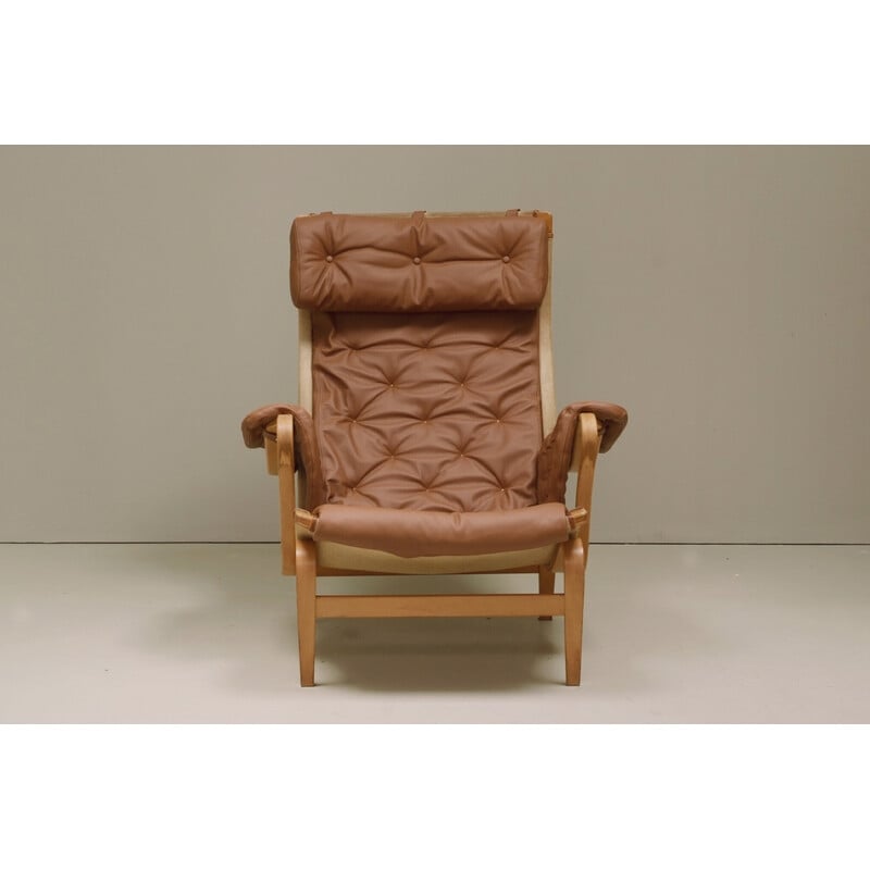 Cadeira de braços Vintage "Pernilla" de Bruno Mathsson para Dux, Suécia 1970