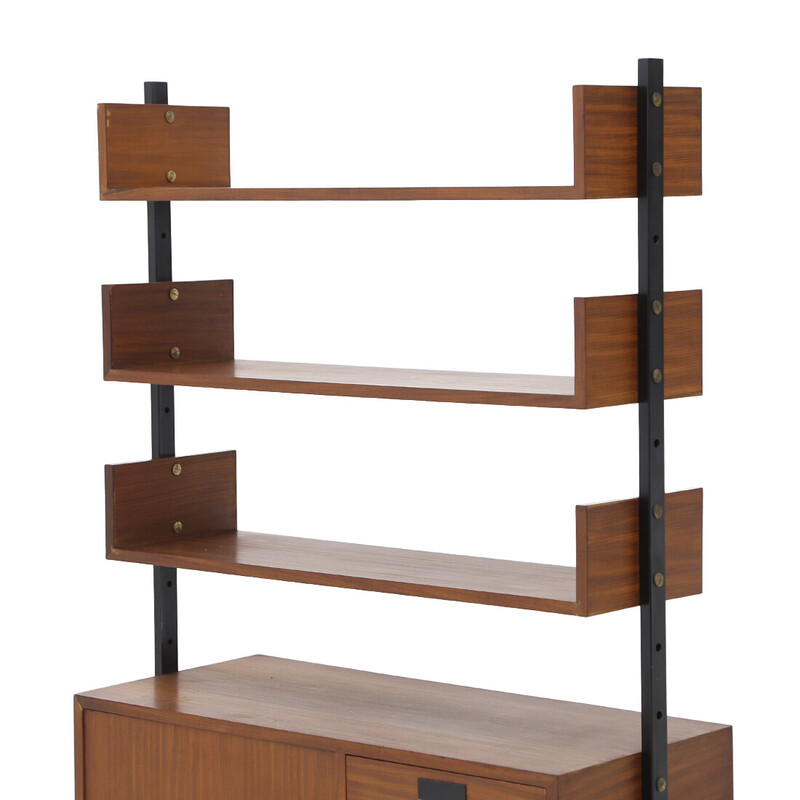 Vintage bookcase with drawers by Giuseppe Brusadelli for Gbl, 1960s