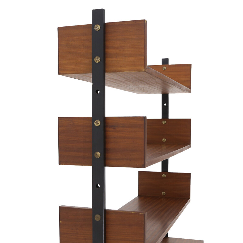 Vintage bookcase with drawers by Giuseppe Brusadelli for Gbl, 1960s