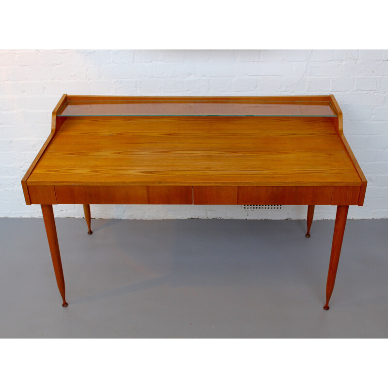 VEB desk in elm - 1950s