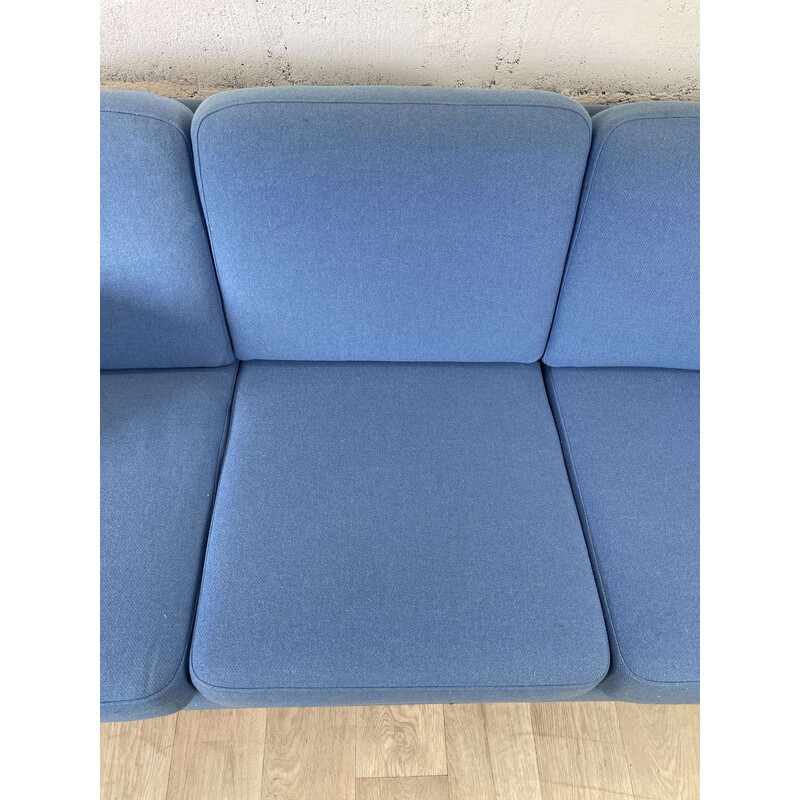 Skandinavisches Vintage-Sofa, 3-Sitzer, hellblau, 1990