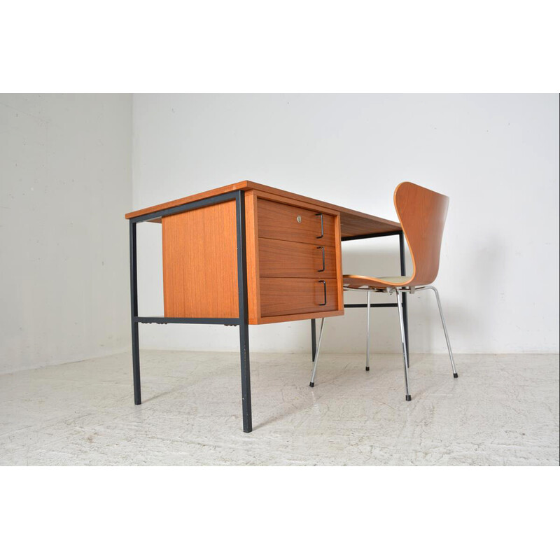 Scrivania vintage in teak di Gunther Renkel per Rego Mobel, Germania 1960