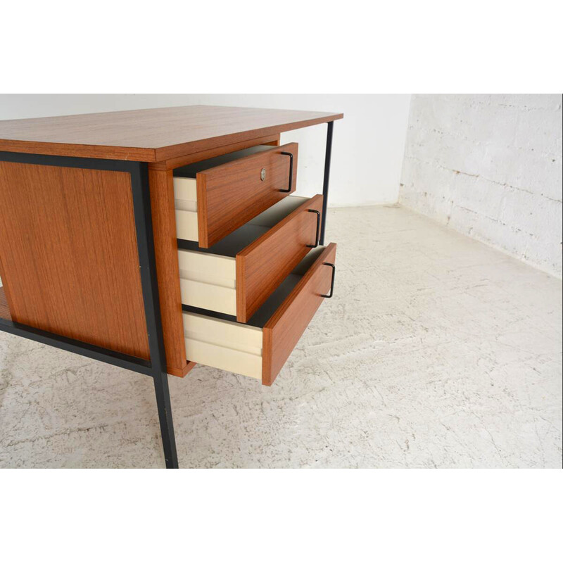 Mesa de teca Vintage de Gunther Renkel para Rego Mobel, Alemanha 1960