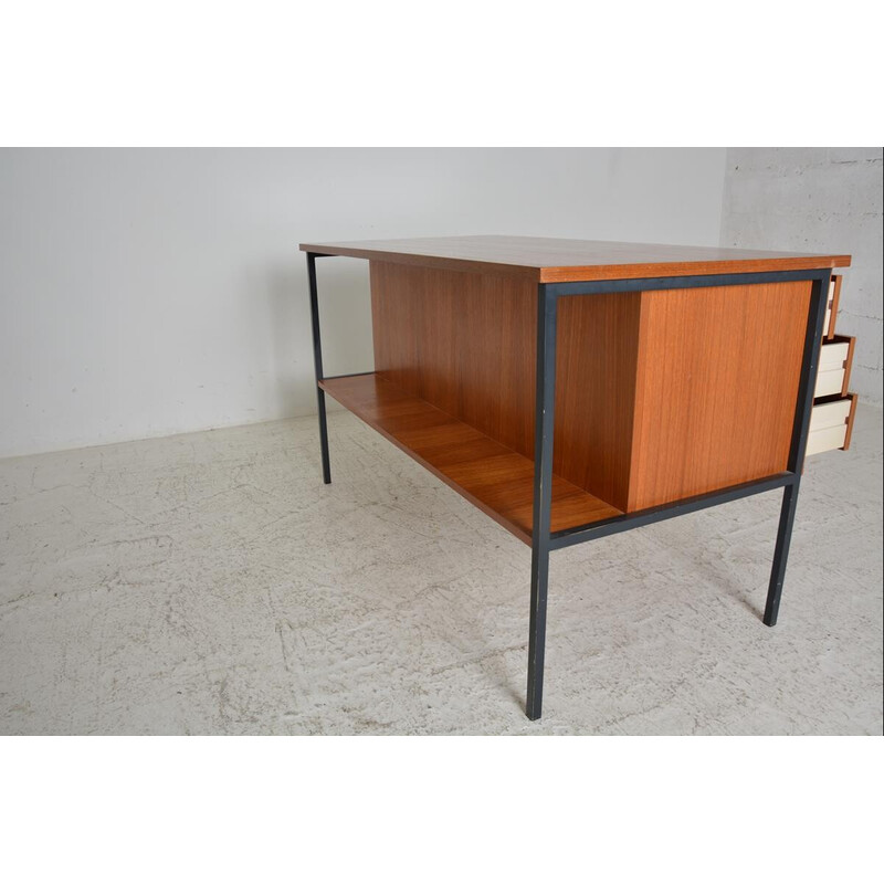 Vintage Teakholz Schreibtisch von Gunther Renkel für Rego Mobel, Deutschland 1960