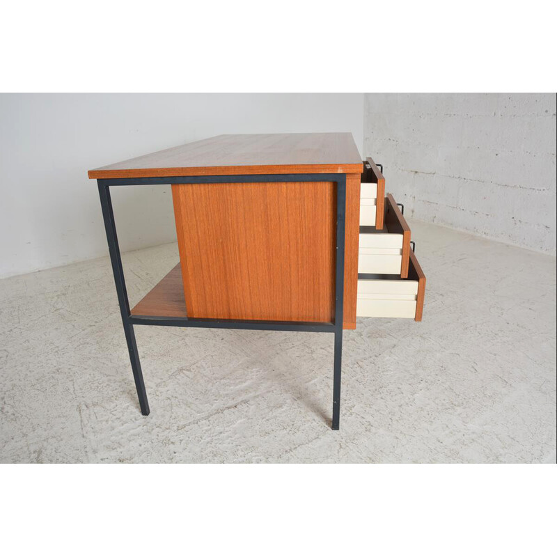 Vintage teak desk by Gunther Renkel for Rego Mobel, Germany 1960