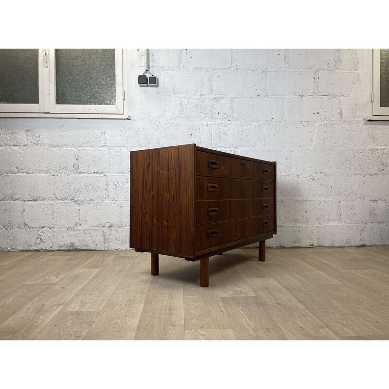 Scandinavische vintage palissander ladekast met 4 laden van A. Ahlström Osakeyhtiö Warkaus, 1960