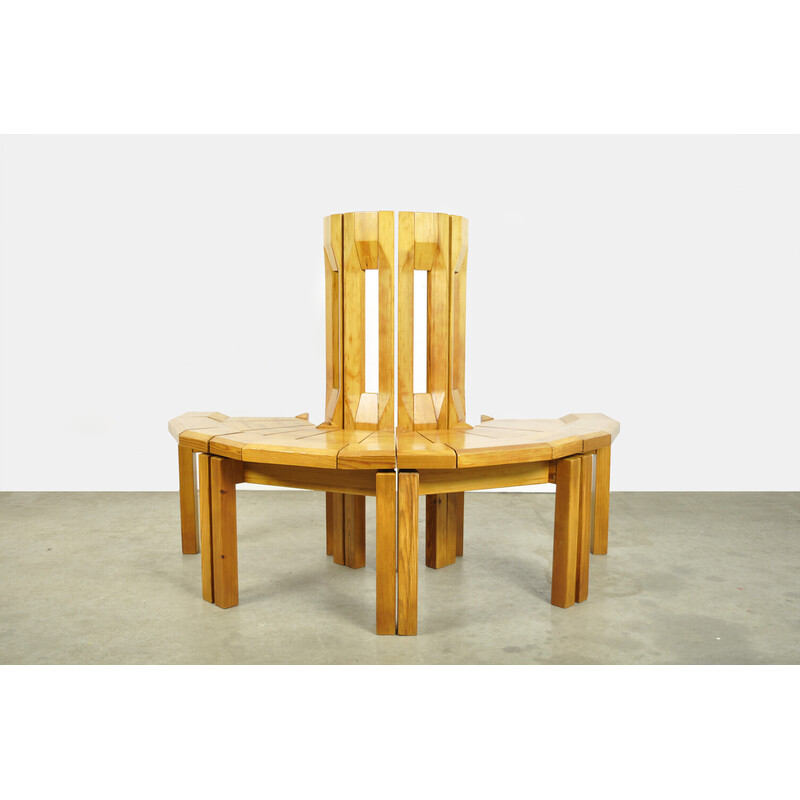 Pair of vintage pine dining chairs "Rantasipi" by Arnold Lerber for Laukaan Puu, Finland 1970s