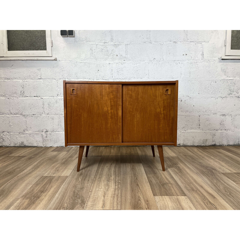 Enfilade scandinave vintage en teck, 1960