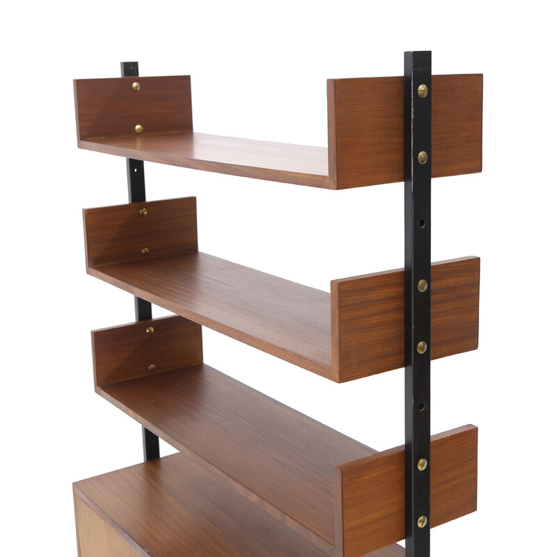 Vintage bookcase with drawers by Giuseppe Brusadelli for Gbl, 1960s