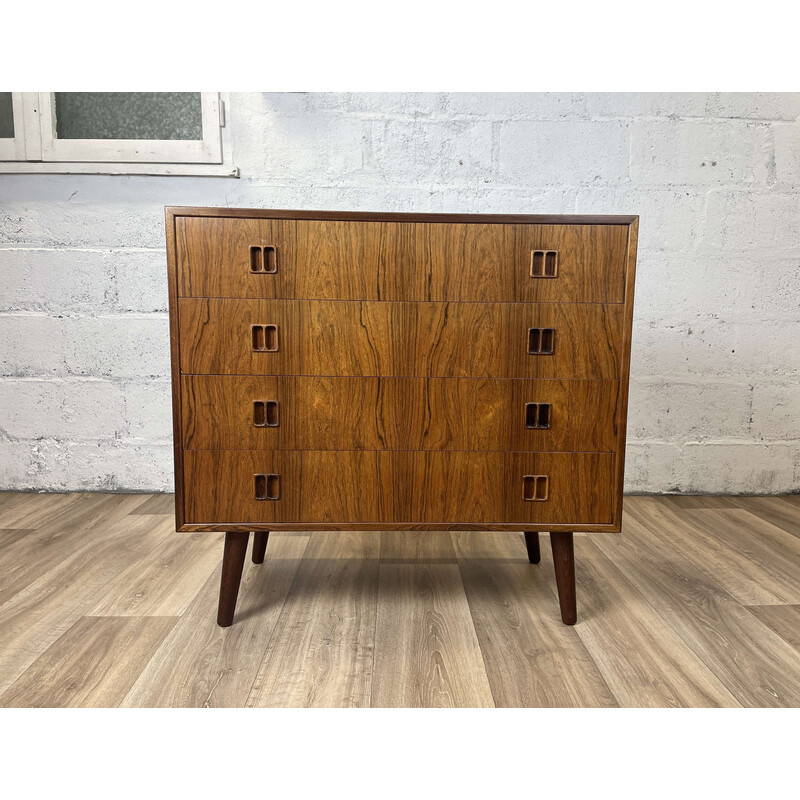 Vintage Scandinavian rosewood chest of drawers by Horsens Møbelfabrik, 1960