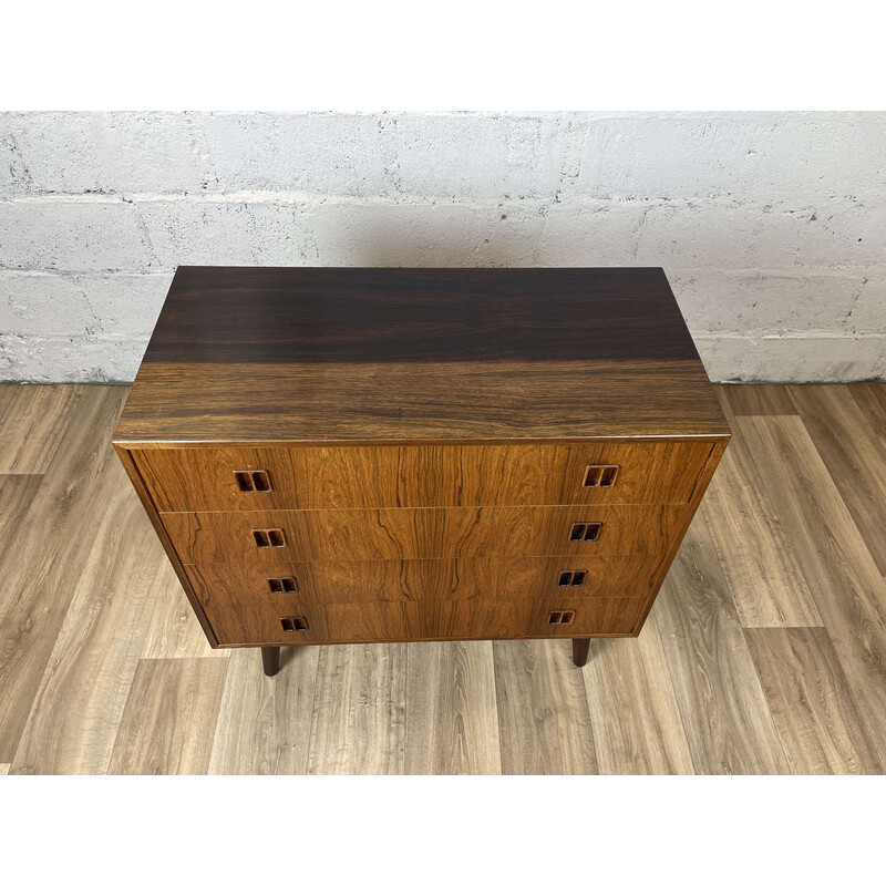 Vintage Scandinavian rosewood chest of drawers by Horsens Møbelfabrik, 1960