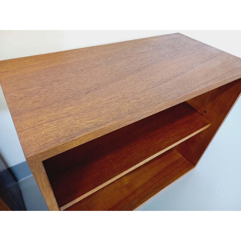 Coppia di comodini vintage in teak, 1960