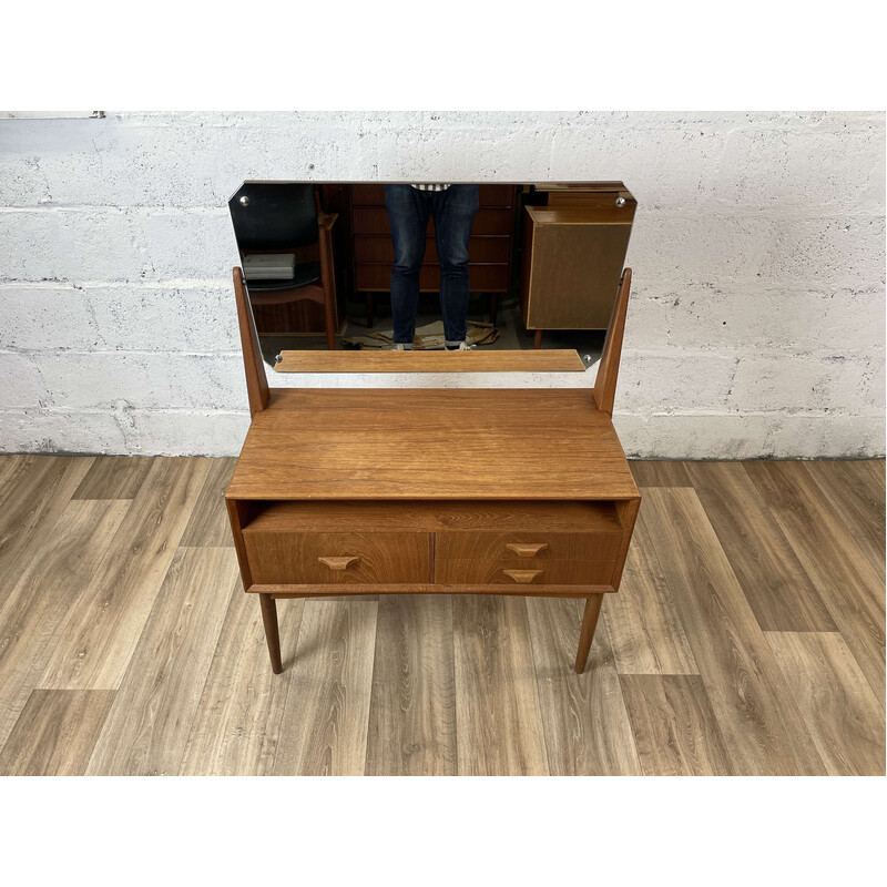 Comodino scandinavo vintage in teak, 1960