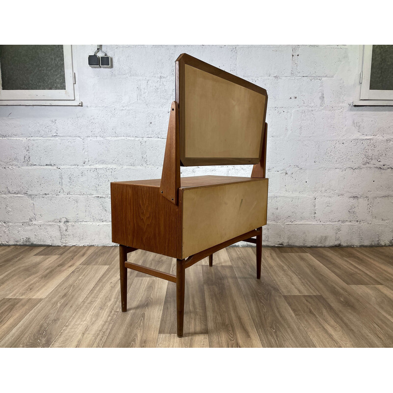 Comodino scandinavo vintage in teak, 1960