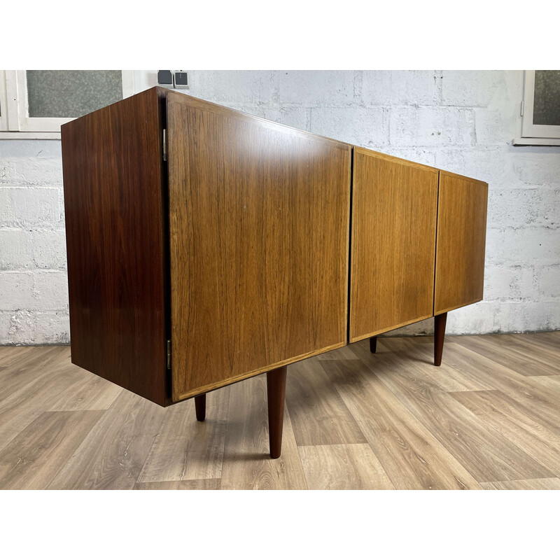 Vintage rosewood sideboard by Omann Jun, 1960