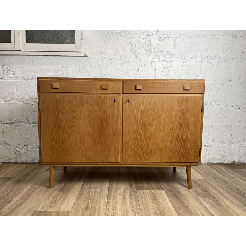 Buffet scandinave vintage en chêne, 1960