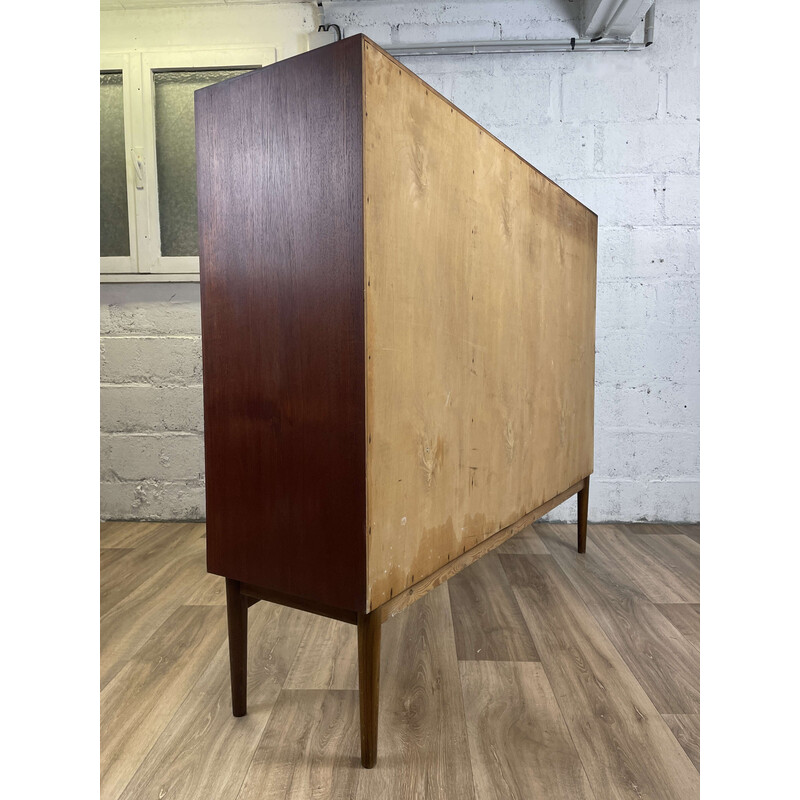 Vintage Scandinavian teak highboard, 1960