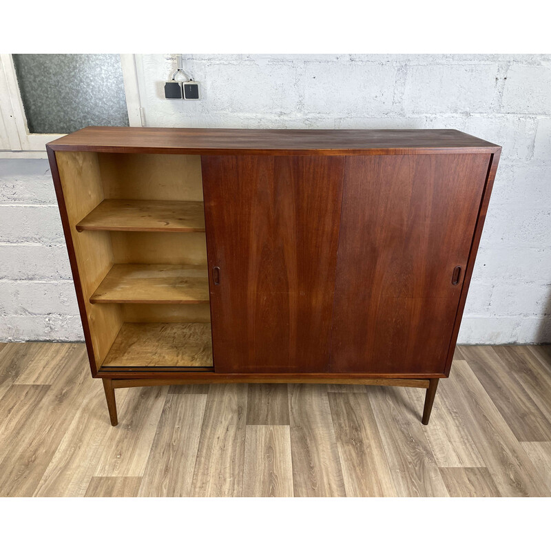 Vintage Scandinavian teak highboard, 1960