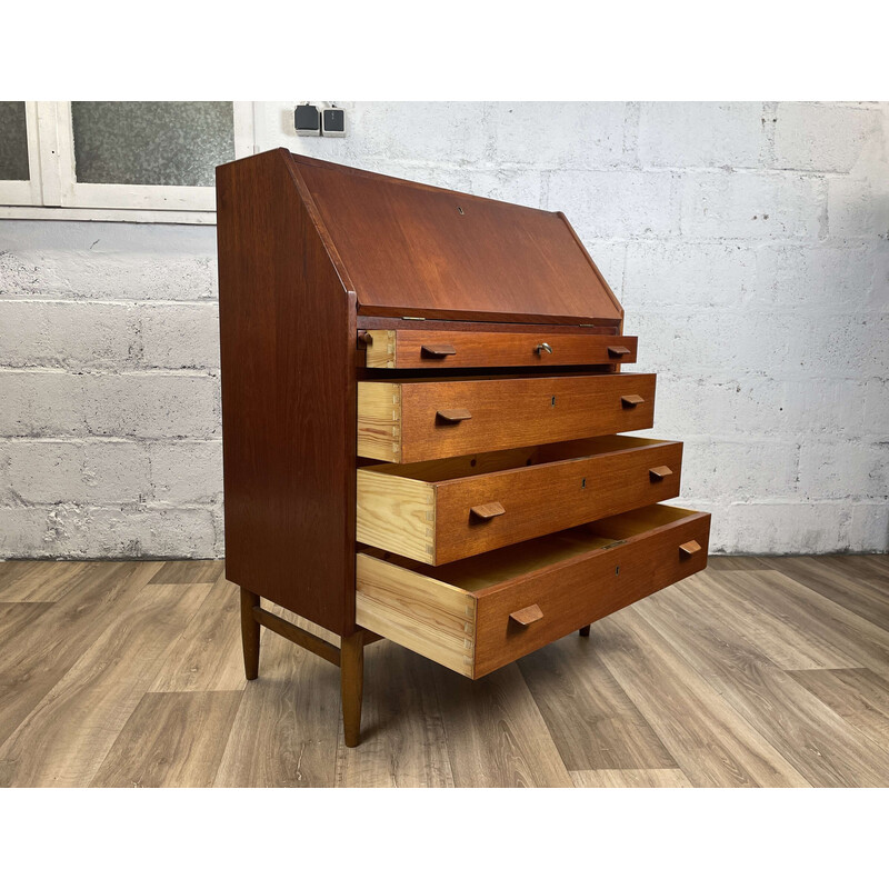 Scandinavian vintage teak secretary, 1960