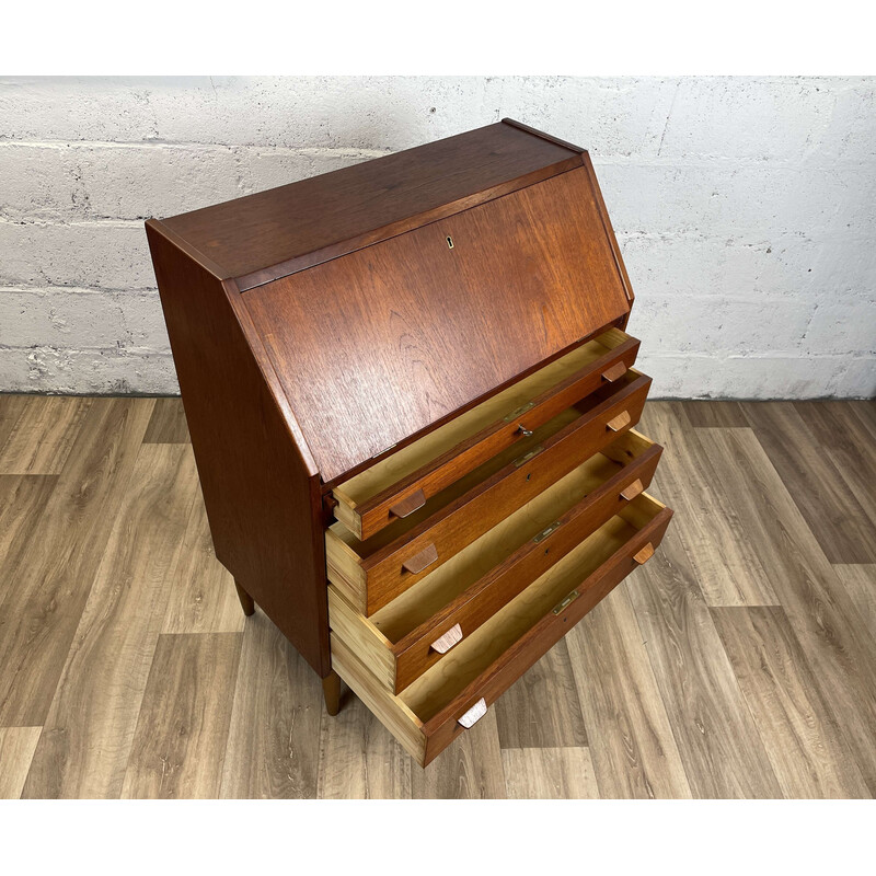 Scandinavian vintage teak secretary, 1960