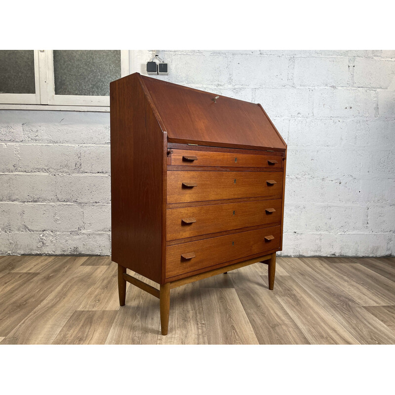 Scandinavian vintage teak secretary, 1960