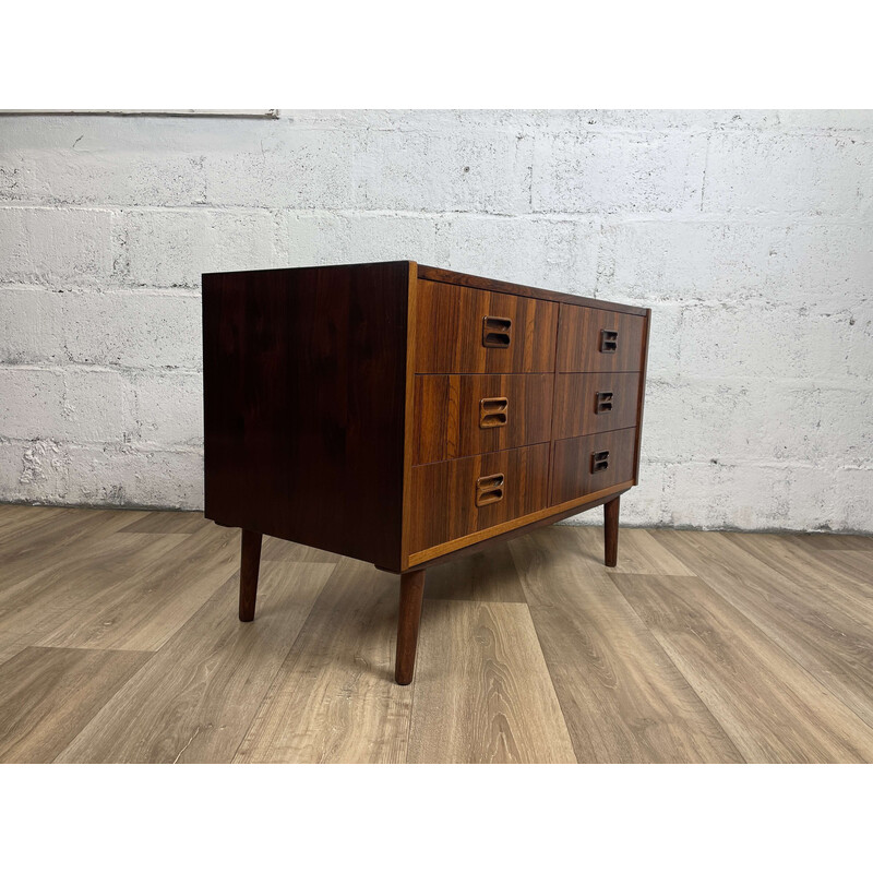 Commode basse scandinave vintage en palissandre, 1960