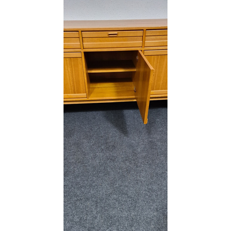 Vintage Mustering German teak sideboard