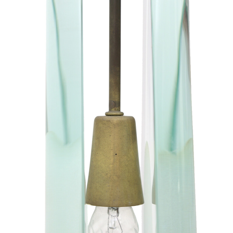 Lámpara colgante vintage modelo "2259" de Max Ingrand para Fontana Arte, años 50