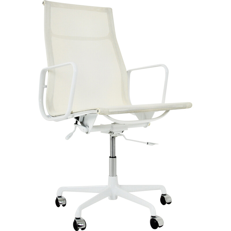 Vintage witte bureaustoel van Charles en Ray Eames voor Herman Miller, 1970