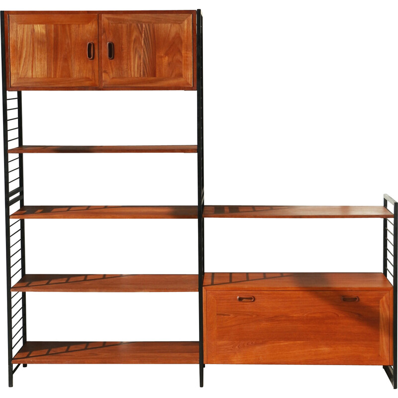 Ladderax vintage bookcase for Staples, England 1960