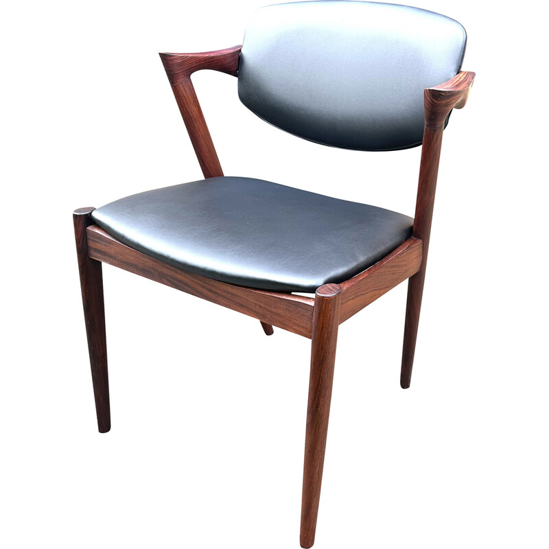 Vintage model 42 armchairs by Kai Kristainsen for Schou Andersen
