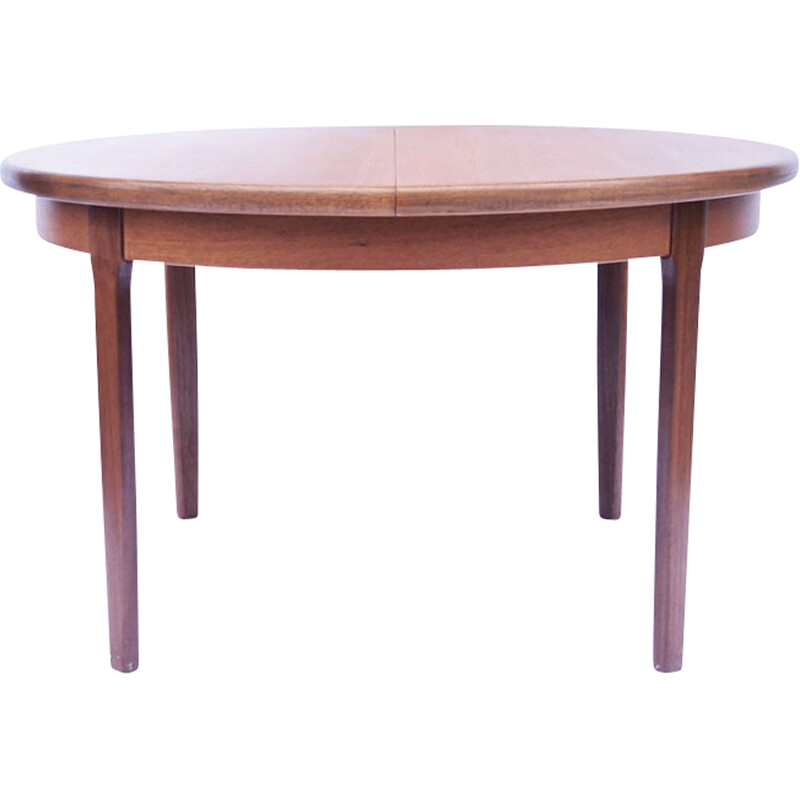 Table scandinave vintage avec rallonge papillon, 1960-1970