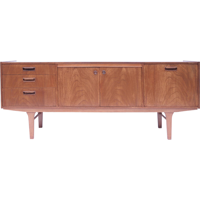 Credenza vintage scandinava con pomolo centrale, 1960