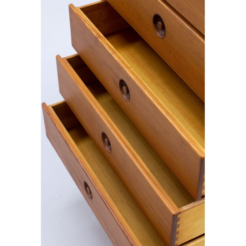 Vintage Oregon pine chest of drawers by Børge Mogensen, 1960s
