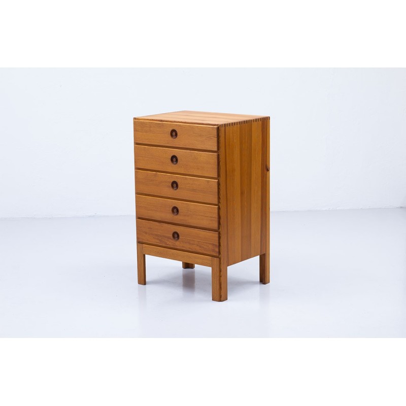 Commode vintage en pin d'Oregon par Børge Mogensen, 1960