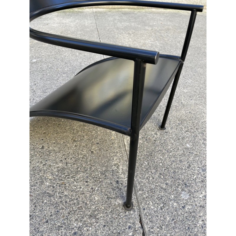 Vintage Pat Conley 2 steel armchair by Philippe Starck, 1980s