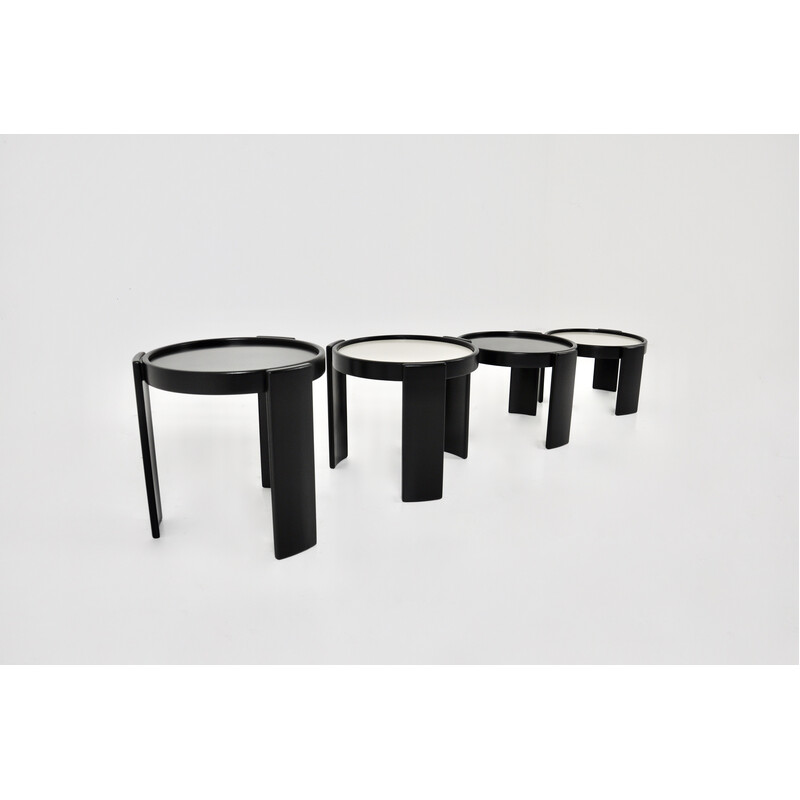 Vintage nesting tables model 780 by Gianfranco Frattini for Cassina, 1960