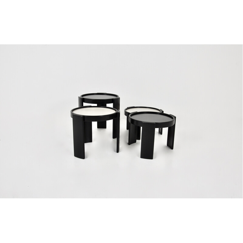 Vintage nesting tables model 780 by Gianfranco Frattini for Cassina, 1960